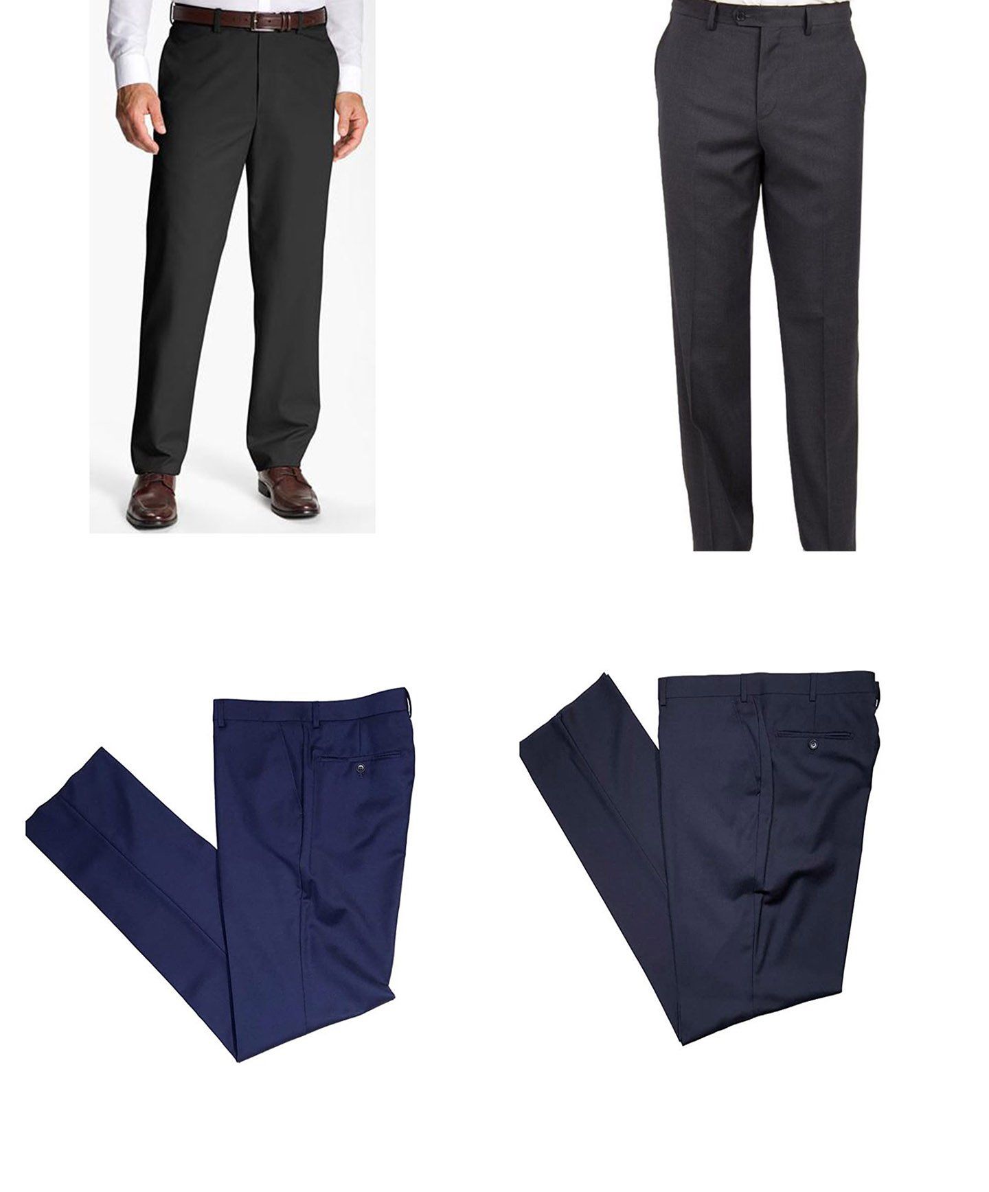 ARMANDO MARTILLO Mens Microfiber Blend Slim Fit Stretch Dress Pants - SL031  SLIM - Boytique %