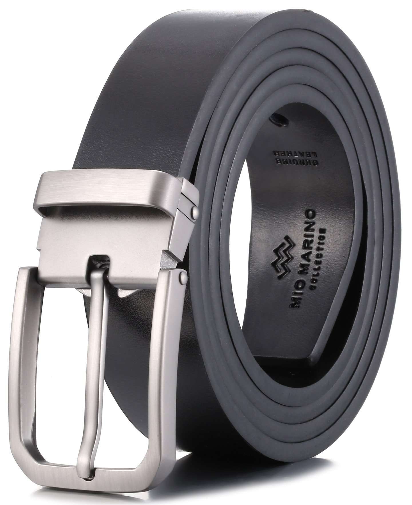 Leather Belt with Buckle Closure