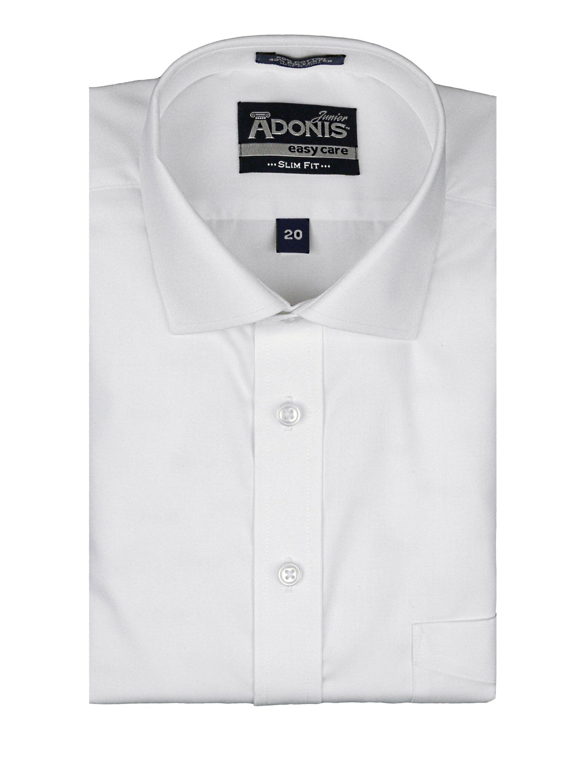 Solid Cotton Blend Slim Fit Mens Shirt