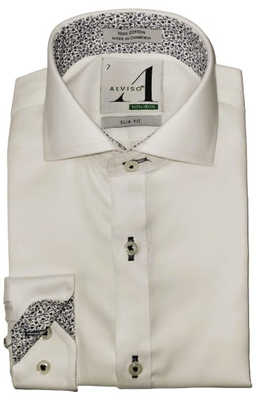 Calvin Klein Men's White Dress Shirts